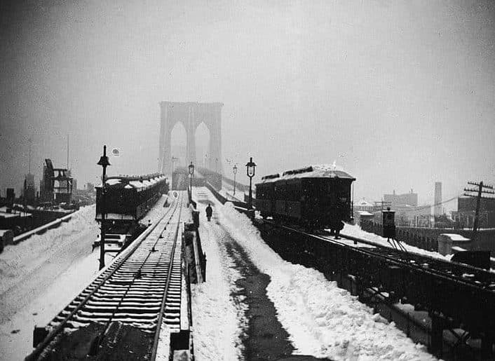 Общество: Неизвестный Нью-Йорк | Снежная буря 1888 года (фото)