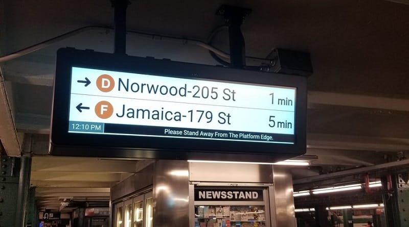 Общество: На всех станциях нью-йоркского метро теперь есть часы обратного отсчета