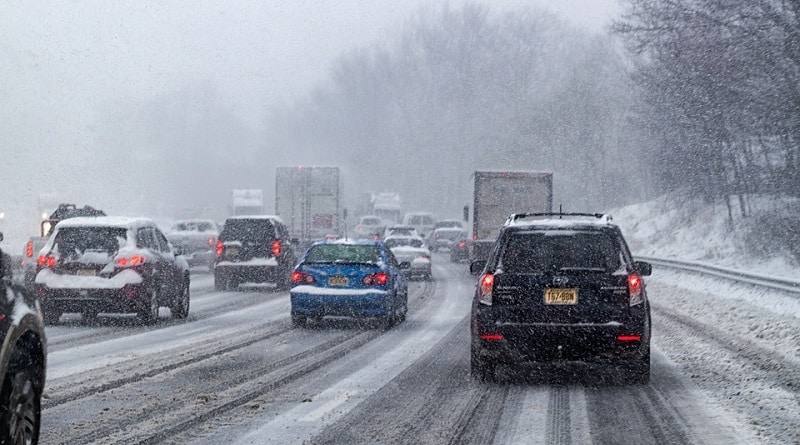 Полезное: Новые ограничения скорости на дорогах Нью-Джерси в связи со снежной бурей