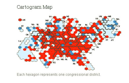 Колонки: house vote map