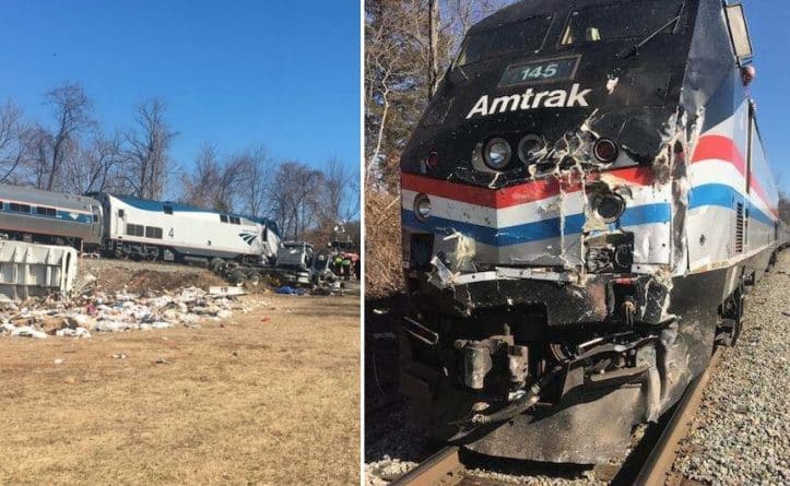Происшествия: Поезд с конгрессменами столкнулся с грузовиком, есть погибший