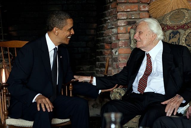 Колонки: Barack Obama and Billy Graham