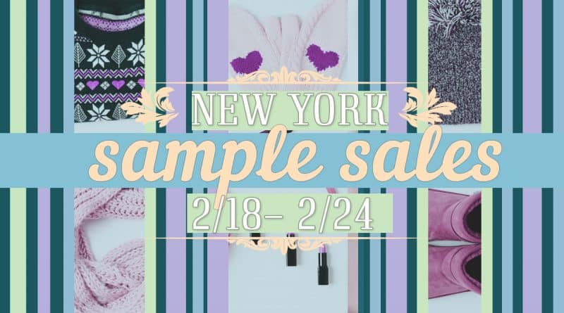 Афиша: Sample Sales Нью-Йорка с 18 по 24 февраля