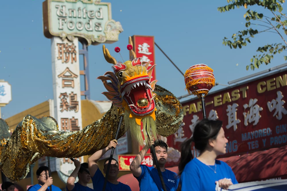 Путешествия: китайский Новый год в США
