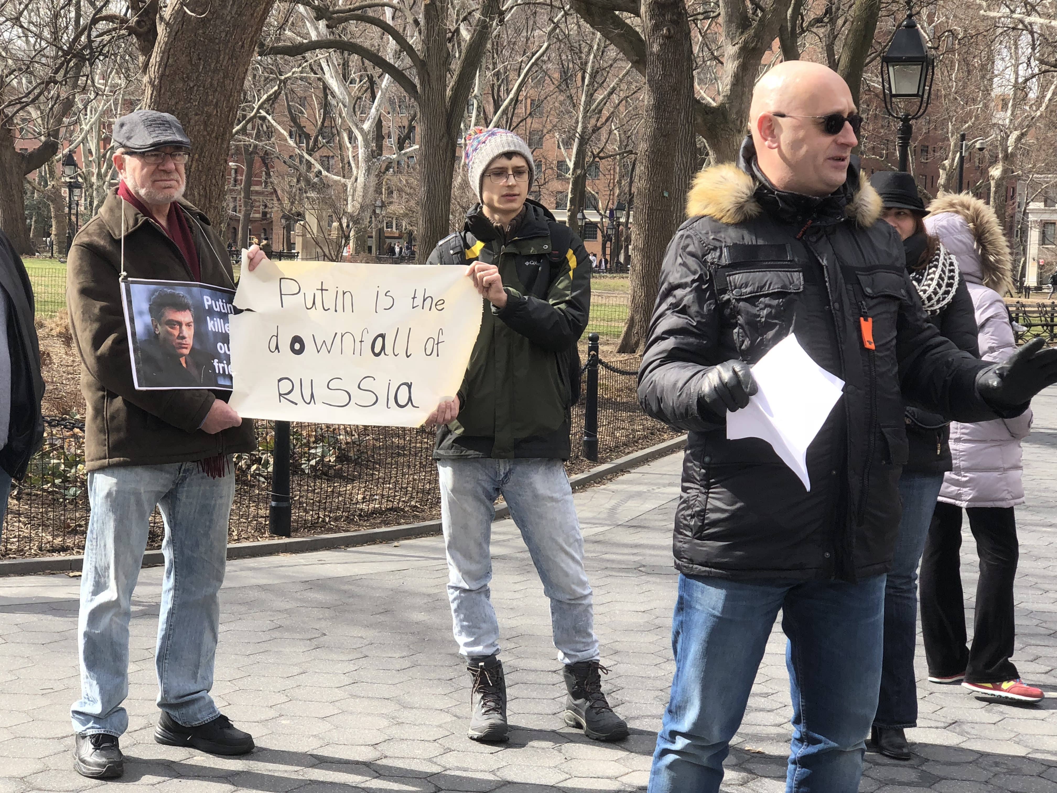 Локальные новости: В Нью-Йорке прошла акция протеста под названием «За вашу и нашу свободу» рис 3