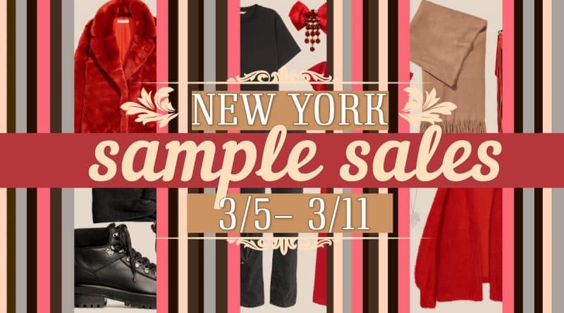Афиша: Sample Sales Нью-Йорка с 5 по 11 марта