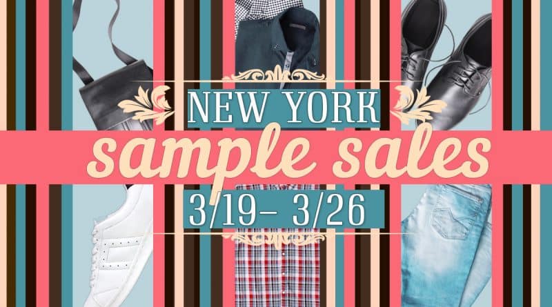 Полезное: Sample Sales в Нью-Йорке I 18-25 марта