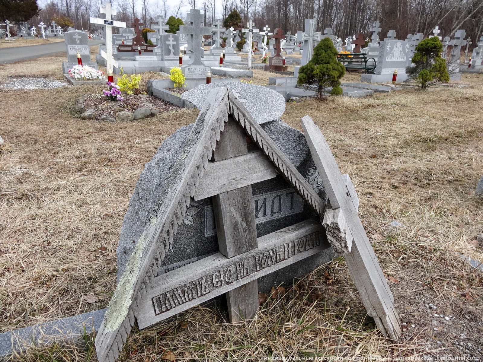 Колонки: Самое русское кладбище США рис 31