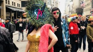 Афиша: Пасхальный парад шляп в Нью-Йорке: фотоотчет