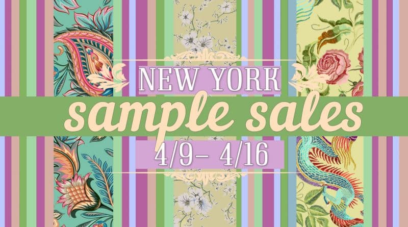 Афиша: Sample Sales в Нью-Йорке | 9–16 апреля