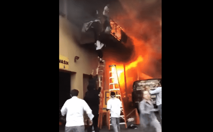 Происшествия: Дети прыгали с балкона, чтобы спастись во время пожара в танцевальной студии Нью-Джерси