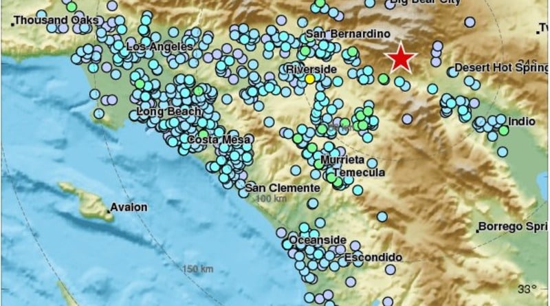 Локальные новости: В Калифорнии произошло землетрясение магнитудой 4,5 балла