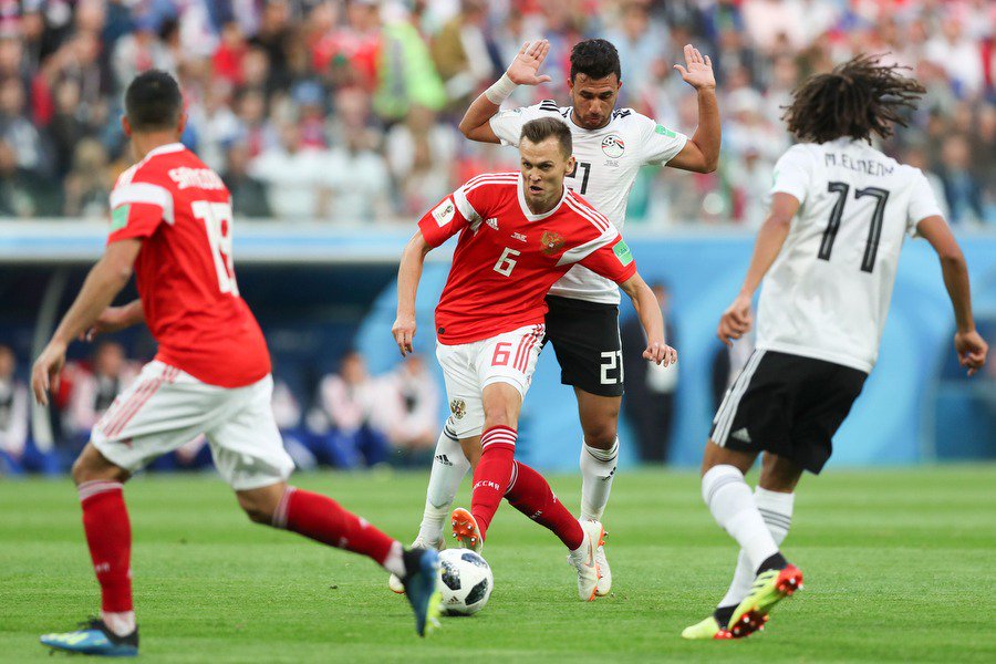 Спортивные новости: ЧМ-2018: Россия впервые в истории выходит в плей-офф, обыграв Египет в ключевом матче