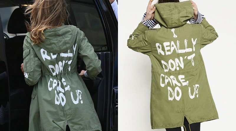 Политика: Что не так с курткой Мелании Трамп, и почему об этом все говорят (фото)