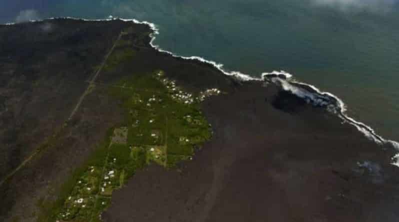 Погода: Вулкан Килауэа вскипятил и испарил самое большое пресноводное озеро на Гавайях (видео)