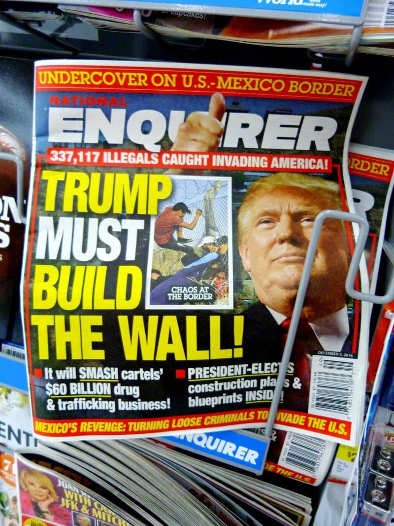 Политика: Друг Трампа хранил в сейфе редакции National Enquirer документы, дискредитирующие президента