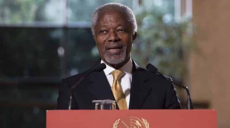 Знаменитости: Скончался бывший генсек ООН и лауреат Нобелевской премии мира Кофи Аннан