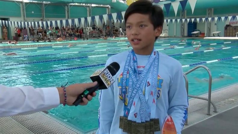 Локальные новости: 10-летний «Супермен» из Калифорнии побил рекорд Майкла Фелпса