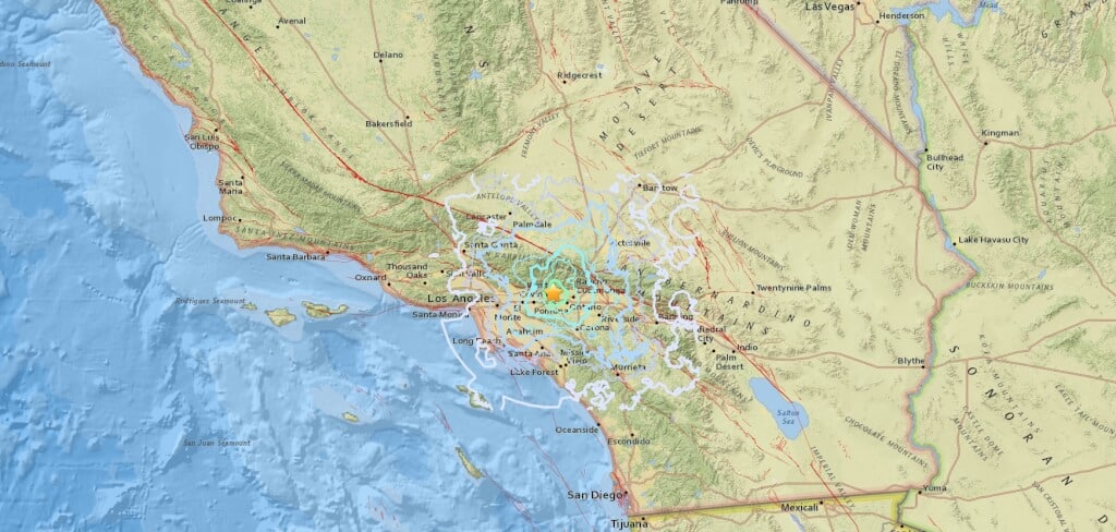 Локальные новости: Возле Лос-Анджелеса произошло землетрясение