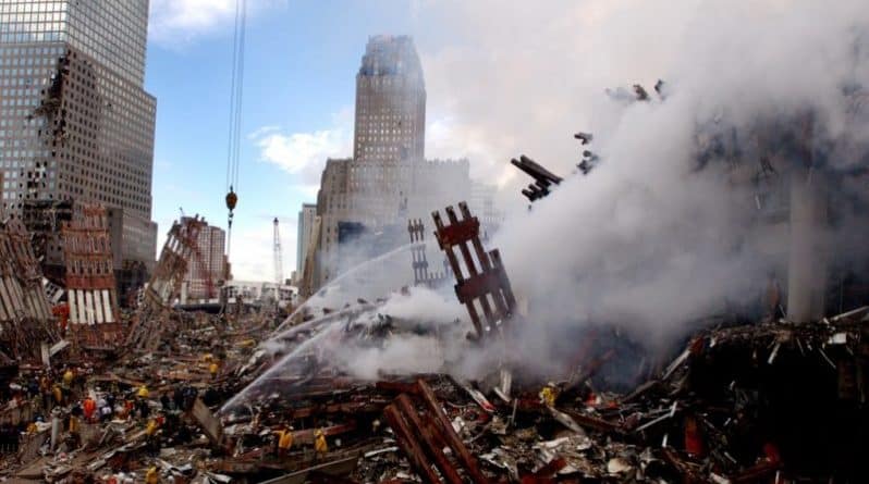 Видео: Спустя 17 лет появилось новое уникальное видео первых последствий теракта 9/11