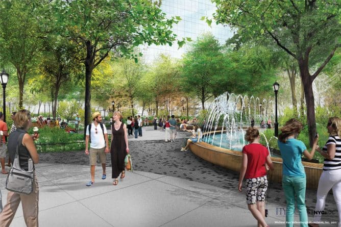 Локальные новости: После расширения парк Hudson Yards станет самым дорогим в Нью-Йорке