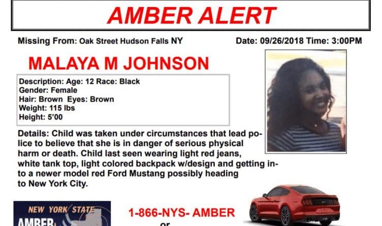 Закон и право: Amber Alert: пропавшая в Нью-Йорке 12-летняя девочка — в смертельной опасности