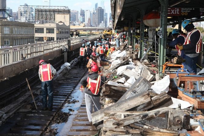 Локальные новости: В эти выходные на двух маршрутах метро Нью-Йорка состоятся ремонтные работы