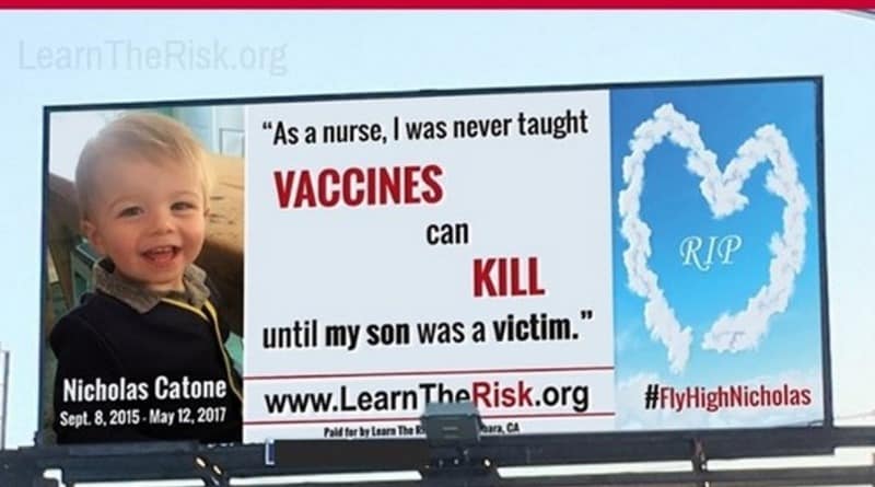 Здоровье: «Прививки могут убить» — такие билборды появились сразу в нескольких штатах (фото)