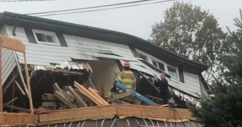 Локальные новости: Дом, поврежденный ураганом «Сэнди», рухнул, когда в нем находились 6 человек