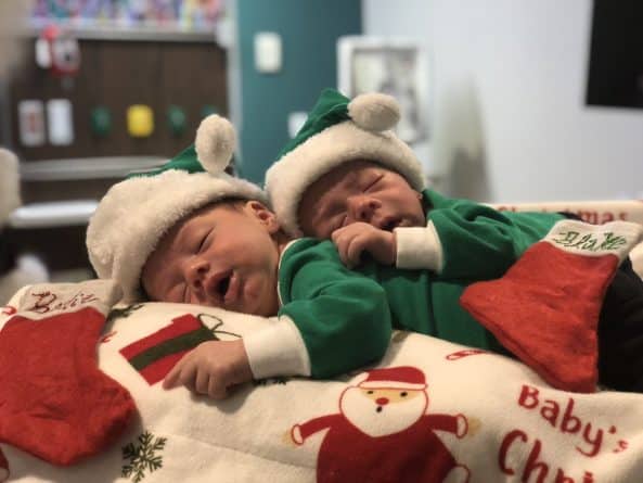 Локальные новости: В Нью-Джерси Санта посетил детей в отделении интенсивной терапии в их первое Рождество