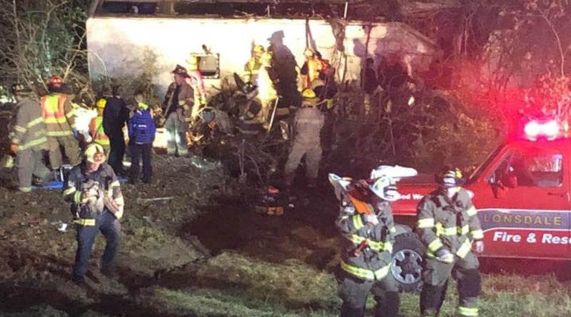 Происшествия: Разбился автобус с детской футбольной командой: 1 ребенок погиб, 45 получили травмы