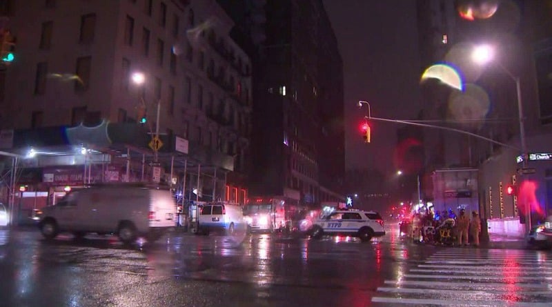 Происшествия: В Манхэттене — обрушение здания, людей эвакуировали