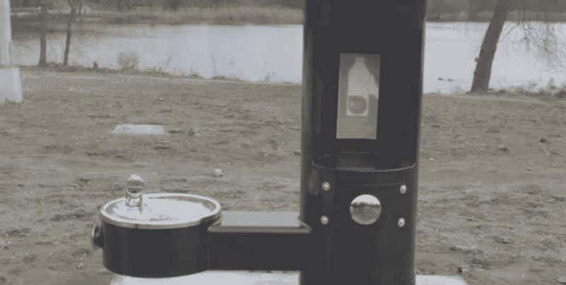 Локальные новости: В Проспект-парке установили фонтанчики, которые не боятся морозов и работают круглый год