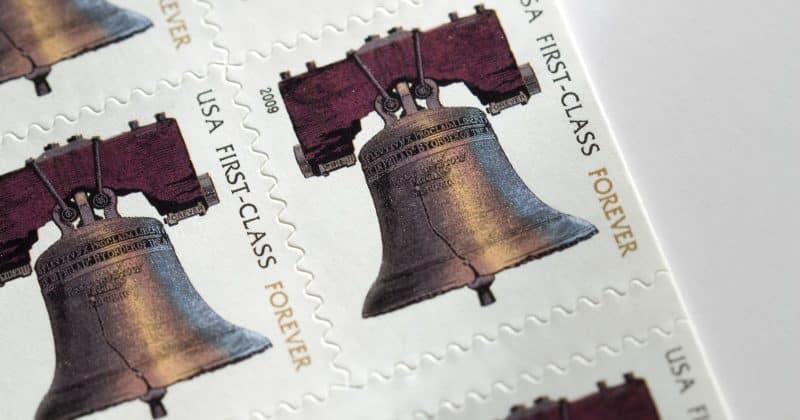 Бизнес: Стоимость почтовых марок в США выросла на 10%