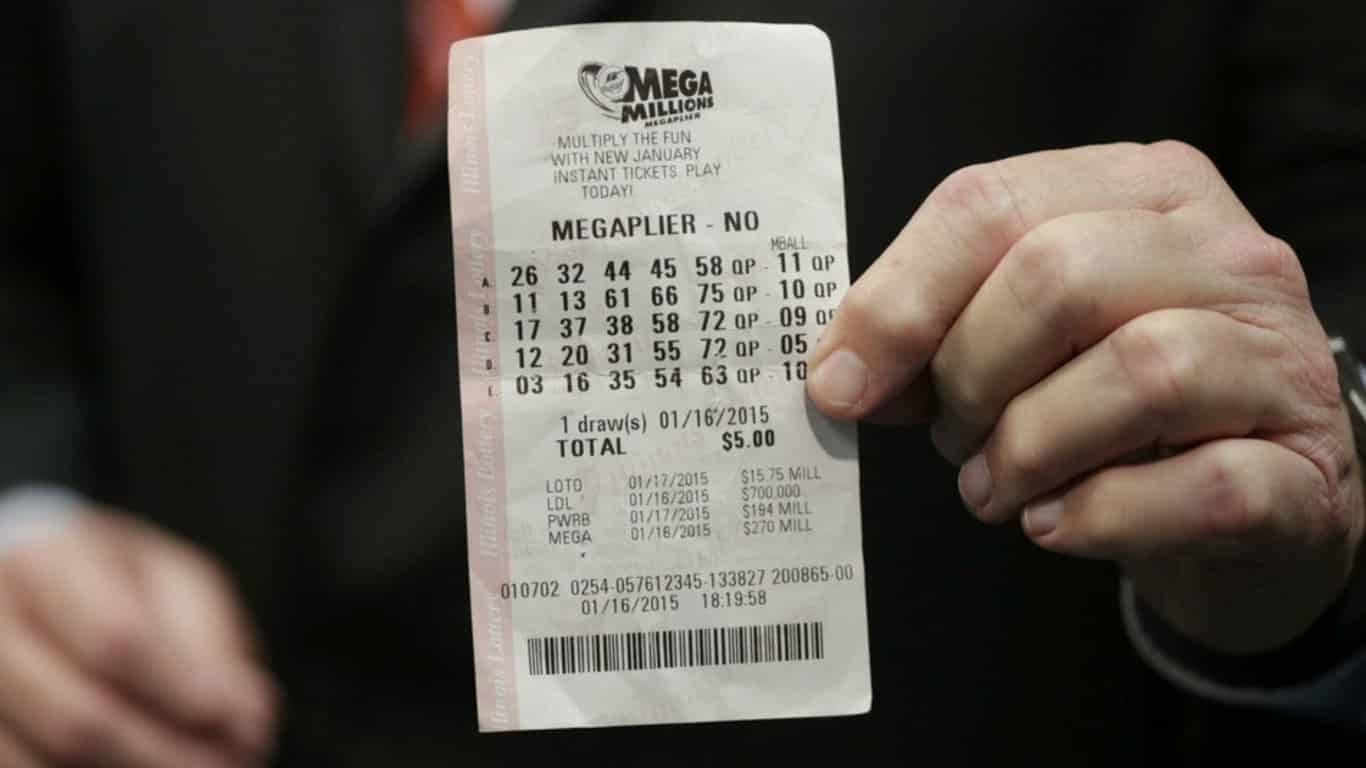 Миллион результаты. Mega millions билет. Лотерейный билет. Чек Mega millions. Mega millions билет вектор.