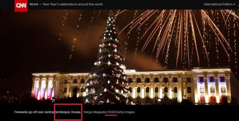 В мире: CNN назвал Симферополь российским. Посольство Украины в США призвало телеканал не следовать российскому сценарию