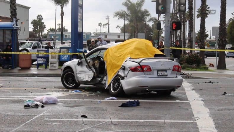 Происшествия: Трое погибли, трое ранены, в том числе девочка, ДТП в Оушенсайде, Калифорния