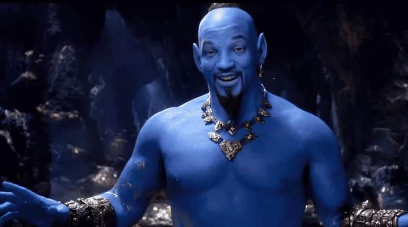 Видео: Disney показал новые трейлеры «Дамбо» и «Аладдина» — с синим Уиллом Смитом в роли джина