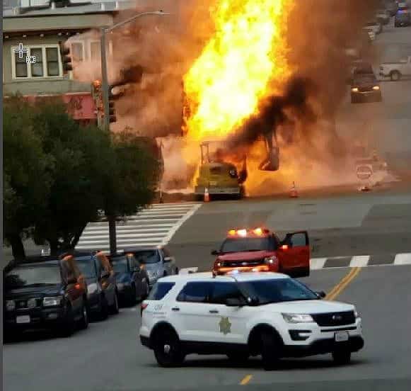 Происшествия: Взрыв на газопроводе в Сан-Франциско