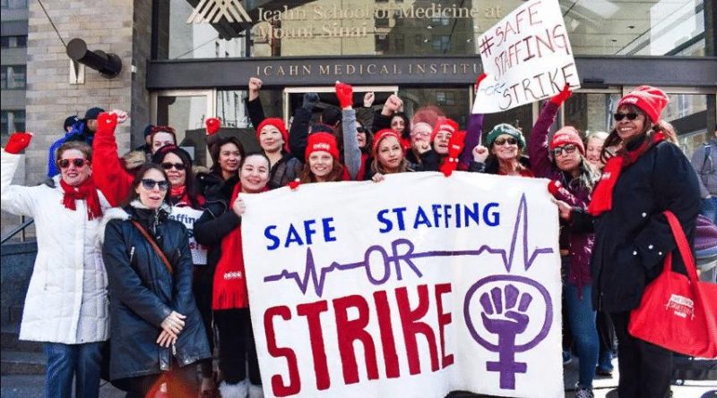 Локальные новости: В Нью-Йорке 10 тысяч медсестер намерены начать забастовку