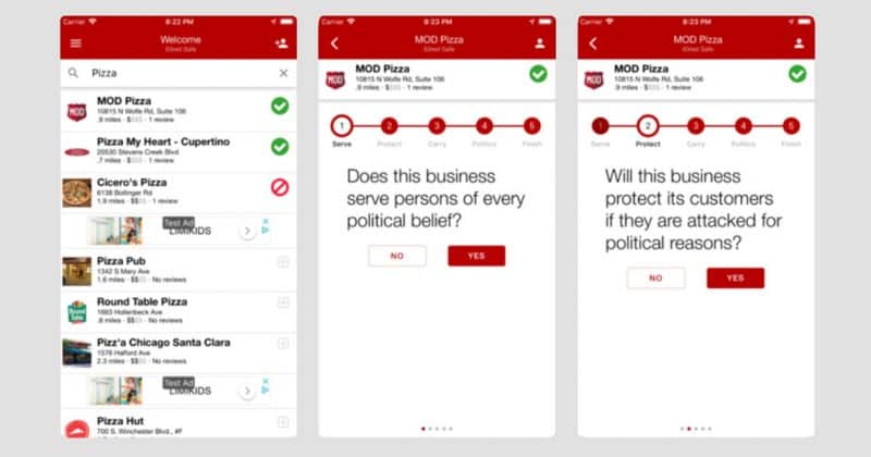 Политика: Новое приложение помогает сторонникам Трампа найти «дружелюбные» заведения