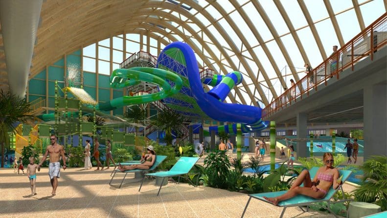 Путешествия: В Нью-Йорке начал работу Kartrite Resort & Indoor Waterpark — сразу и аквапарк, и казино