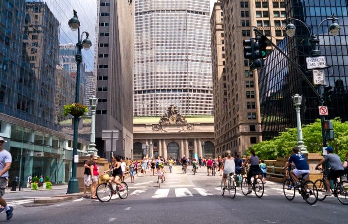 Локальные новости: В центре Нью-Йорка для машин перекроют тридцать кварталов ко Дню без автомобилей