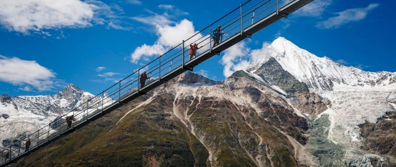 Путешествия: мост в швейцарии