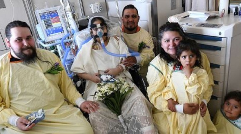 Здоровье: Умирающая невеста вышла замуж за возлюбленного в палате интенсивной терапии