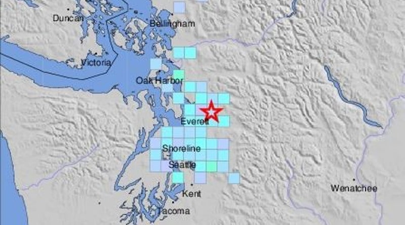 Локальные новости: Новое землетрясение: сила 4.6 балла, теперь в штате Вашингтон, в 50 милях от Сиэтла