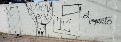 Закон и право: фотография граффити MS-13 на стене