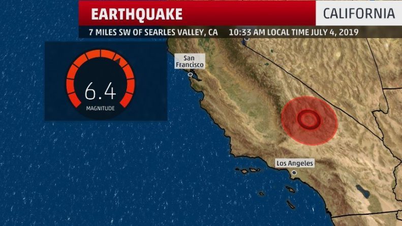 Происшествия: В Южной Калифорнии произошло землетрясение магнитудой в 6.4 — самое сильное с 1994 года