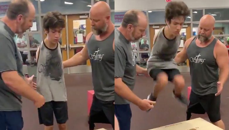 Полезное: Трогательное видео: Мальчик, родившийся без рук, преодолел свой страх и смог выполнить прыжок