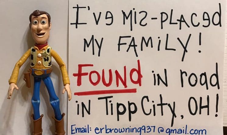 Локальные новости: Пост в Facebook о поиске человека, потерявшего фигурку Вуди из «История игрушек», стал вирусным